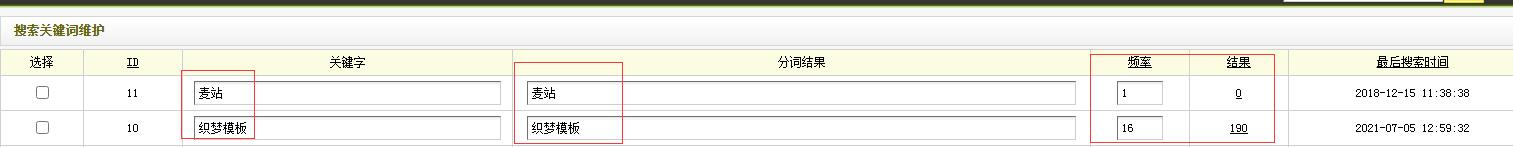 DEDECMS程序織夢設置熱門搜索詞方法